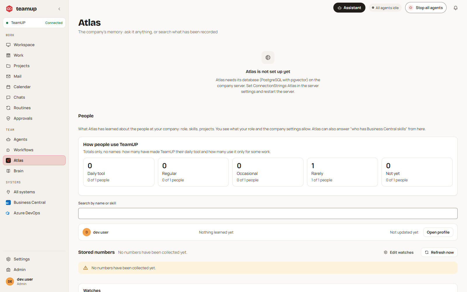Atlas search that respects access